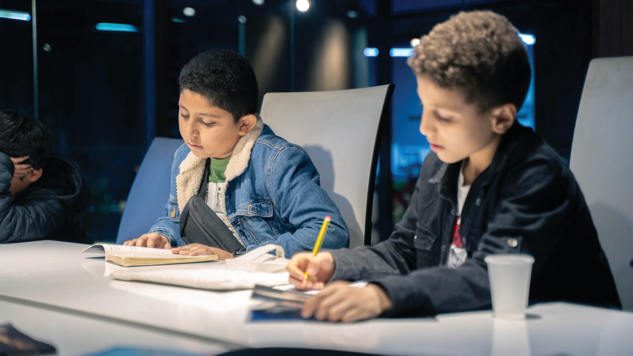 Making Readers - Children studying