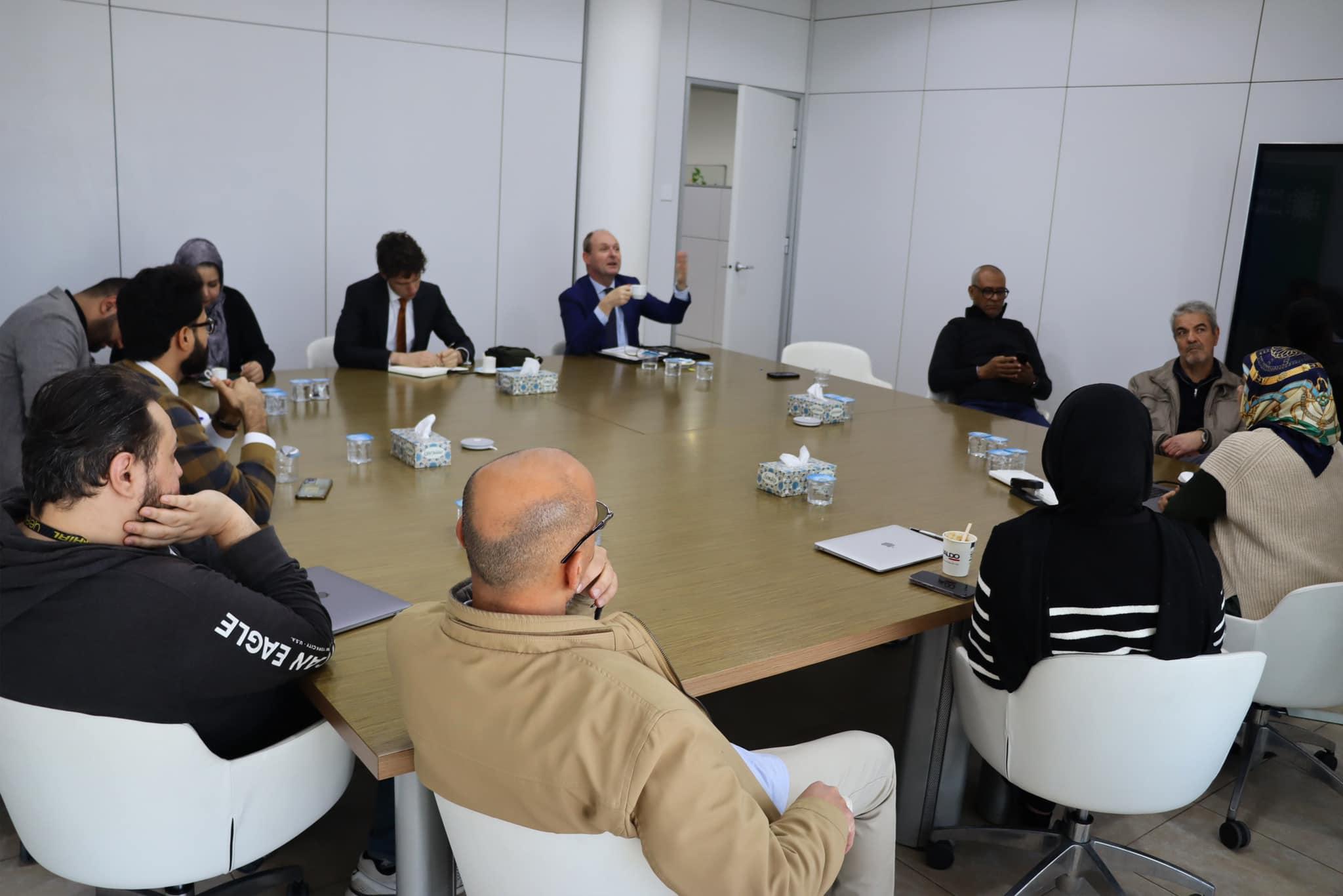Netherlands Ambassador Joost Klarenbeek Visits Tatweer Research in Benghazi gallery 12