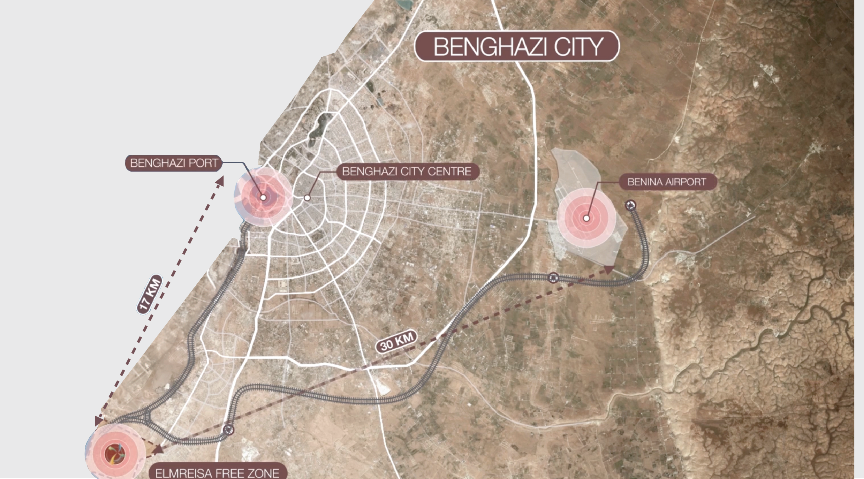 Al-Mreisa Free Zone - Architectural Render